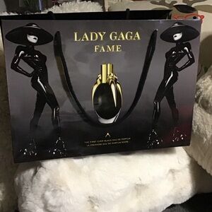 Lady Gaga Fame Black and Gold Gift Bag